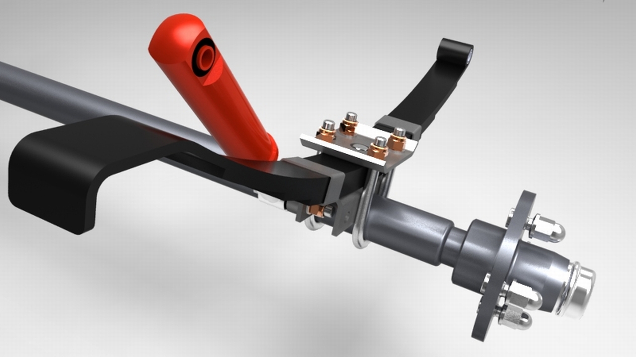 小房车拖车模型3D数模图纸 Solidworks设计 附bip渲染格式